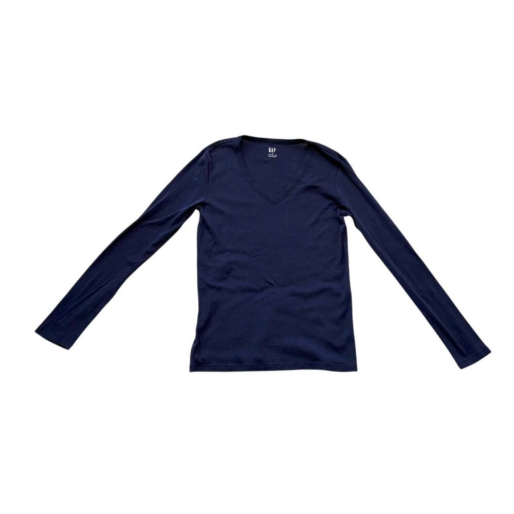GAP Navy Blue Long Sleevd Tshirt- Medium - Like New - Classic Layer Top
